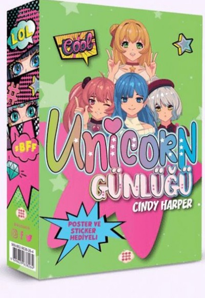 Unicorn Günlüğü - Yeşil Günlük Unicorn Günlüğü - Yeşil Günlük