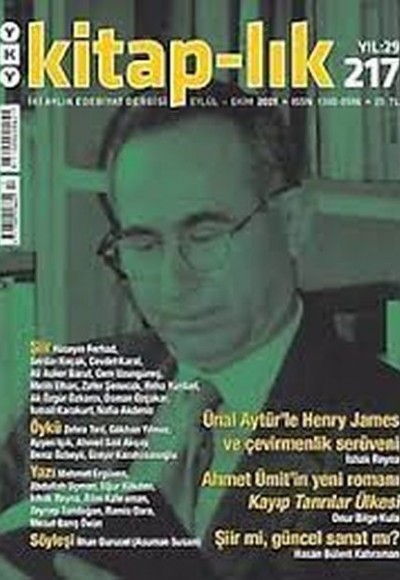 Kitap-lık Sayı 217 - İki Aylık Edebiyat Dergisi Kitap-lık Sayı 217 - İki Aylık Edebiyat Dergisi
