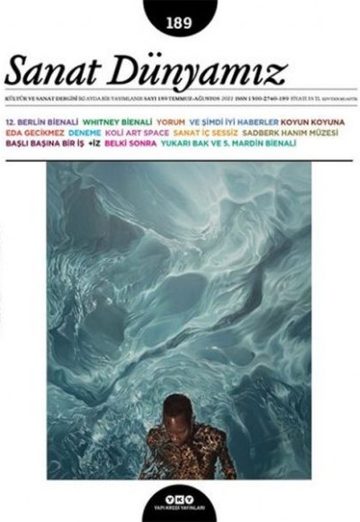 Sanat Dünyamız Sayı: 189 Sanat Dünyamız Sayı: 189