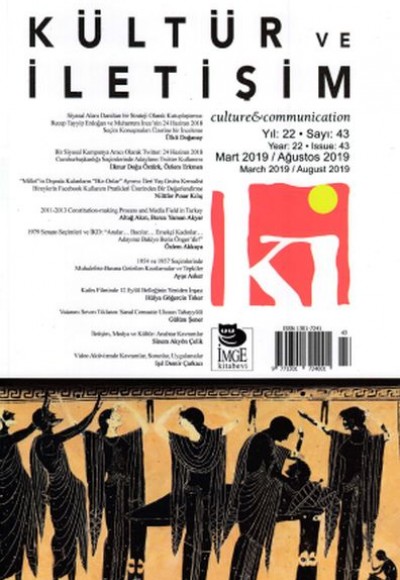 Kültür ve İletişim Dergisi Sayı 42 Kültür ve İletişim Dergisi Sayı 42