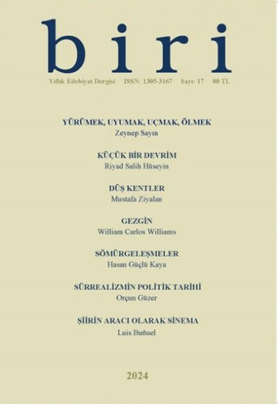 Biri Dergisi 2024, Sayı: 17 Biri Dergisi 2024, Sayı: 17