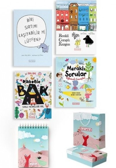 Ketebe Çocuk Set 3 (4 Kitap Takım + Çanta Kutu ve Defter Hediyeli) Ketebe Çocuk Set 3 (4 Kitap Takım + Çanta Kutu ve Defter Hediyeli)