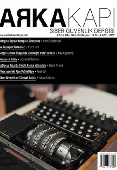 Arka Kapı Dergi 6.Sayı 2019