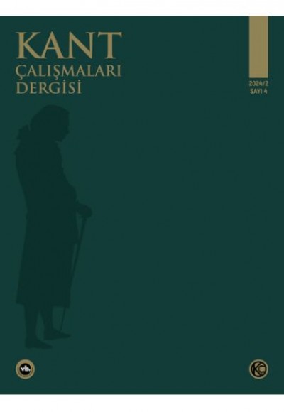 Kant Çalışmaları Dergisi Sayı 4 Kant Çalışmaları Dergisi Sayı 4