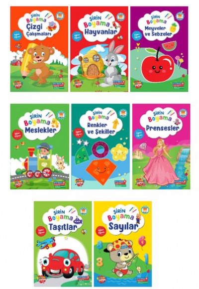 Şirin Boyama Serisi 8 Çeşit (160 Kitap) Şirin Boyama Serisi 8 Çeşit (160 Kitap)