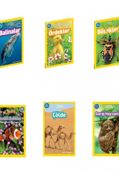 National Geographic Kids Okul Öncesi Serisi 6 Kitap National Geographic Kids Okul Öncesi Serisi 6 Kitap