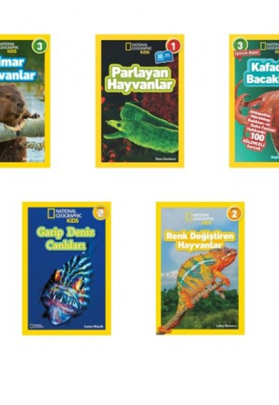 National Geographic Kids Olağanüstü Hayvanlar Seti 5 Kitap National Geographic Kids Olağanüstü Hayvanlar Seti 5 Kitap