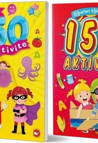 4-6 Yaş Bilgili Eğlendiren 150 Aktivite Seti (2 Ki 4-6 Yaş Bilgili Eğlendiren 150 Aktivite Seti (2 Ki