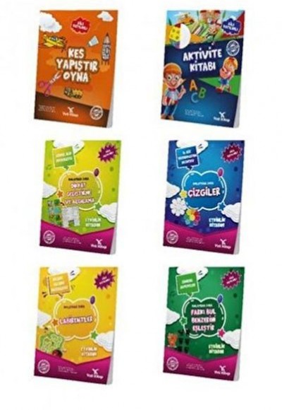 Okul Öncesi Aktivite Seti 4-6 Yaş (6 Kitap) Okul Öncesi Aktivite Seti 4-6 Yaş (6 Kitap)