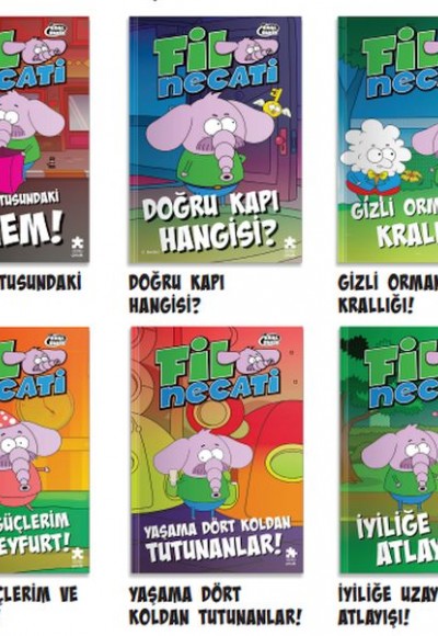 Kral Şakir Fil Necati 6 Kitaplık Set Kral Şakir Fil Necati 6 Kitaplık Set