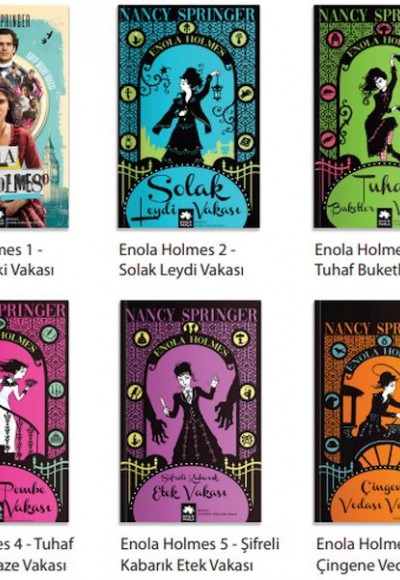 Enola Holmes 6 Kitap Set Enola Holmes 6 Kitap Set