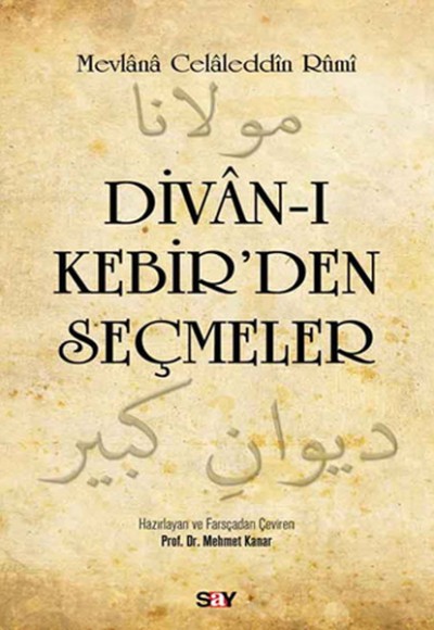 Divânı Kebir'den Seçmeler Divânı Kebir'den Seçmeler