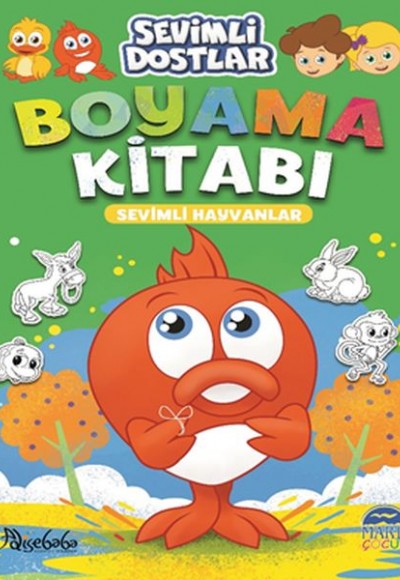 Sevimli Dostlar Boyama Kitabı - Sevimli Hayvanlar Sevimli Dostlar Boyama Kitabı - Sevimli Hayvanlar