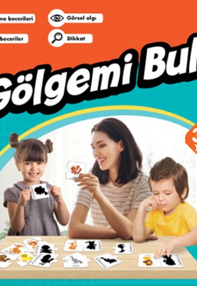 Gölgemi Bul - Eğitici Yapboz - 48 Parça Gölgemi Bul - Eğitici Yapboz - 48 Parça