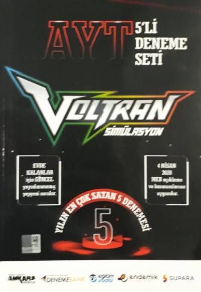 Ankara AYT Voltran 5'li Deneme (Yeni) Ankara AYT Voltran 5'li Deneme (Yeni)