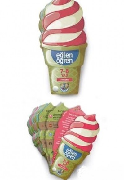 Eğlen Öğren Ice Cream - 360 Soru (7-8 Yaş) Eğlen Öğren Ice Cream - 360 Soru (7-8 Yaş)