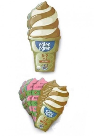 Eğlen Öğren Ice Cream - 420 Soru (8-9 Yaş) Eğlen Öğren Ice Cream - 420 Soru (8-9 Yaş)