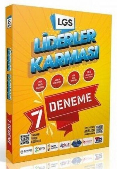 Liderler Karması LGS Tamamı Çözümlü 7 Li Deneme Liderler Karması LGS Tamamı Çözümlü 7 Li Deneme