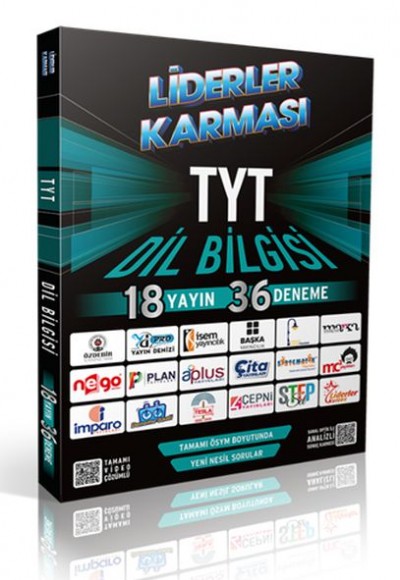Liderler Karması TYT Dil Bilgisi Denemeleri (18x36) Liderler Karması TYT Dil Bilgisi Denemeleri (18x36)