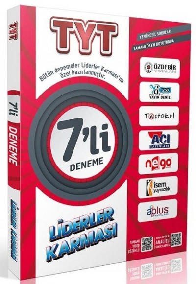 Liderler Karması TYT 7 Deneme Seti Liderler Karması TYT 7 Deneme Seti