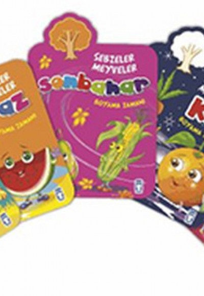 Boyama Zamanı - Sebzeler Meyveler Seti - 6 Kitap Takım Boyama Zamanı - Sebzeler Meyveler Seti - 6 Kitap Takım