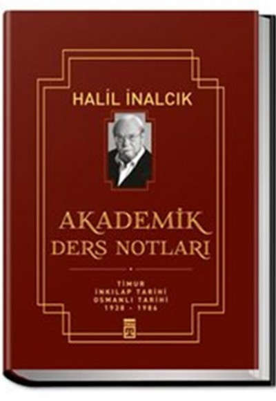 Akademik Ders Notları Akademik Ders Notları