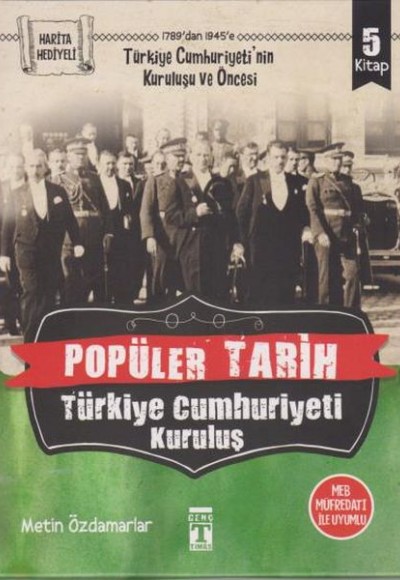 Popüler Tarih Türkiye Cumhuriyeti Kuruluş 5 Kitap