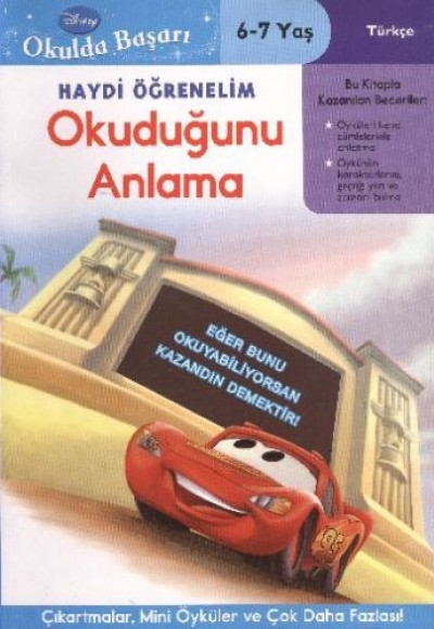 Okulda Başarı 05 - Haydi Öğrenelim Cars Okuduğunu Anlama (6-7 Yaş) Okulda Başarı 05 - Haydi Öğrenelim Cars Okuduğunu Anlama (6-7 Yaş)