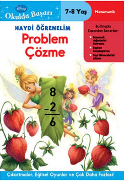 Okulda Başarı 10 - Haydi Öğrenelim Tinkerbell Problem Çözme (7-8 Yaş) Okulda Başarı 10 - Haydi Öğrenelim Tinkerbell Problem Çözme (7-8 Yaş)