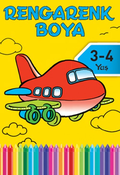 Rengarenk Boya -1 / 3-4 Yaş Sarı Kitap Rengarenk Boya -1 / 3-4 Yaş Sarı Kitap