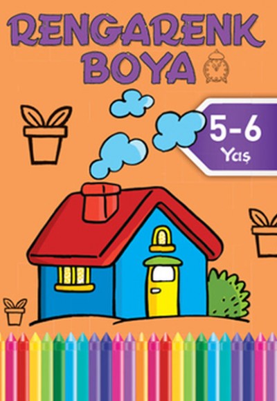 Rengarenk Boya 6 / 5-6 Yaş Turuncu Kitap Rengarenk Boya 6 / 5-6 Yaş Turuncu Kitap