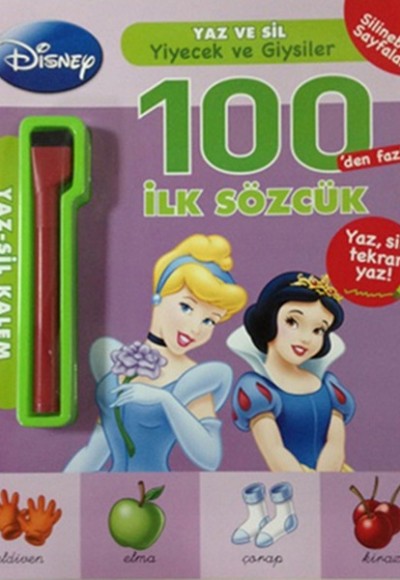 100'den Fazla İlk Sözcük / Yaz ve Sil - Yiyecek ve Giyseler 100'den Fazla İlk Sözcük / Yaz ve Sil - Yiyecek ve Giyseler