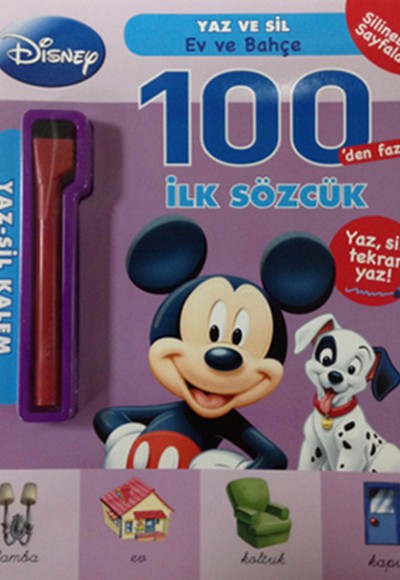 100'den Fazla İlk Sözcük / Yaz ve Sil - Ev ve Bahçe 100'den Fazla İlk Sözcük / Yaz ve Sil - Ev ve Bahçe