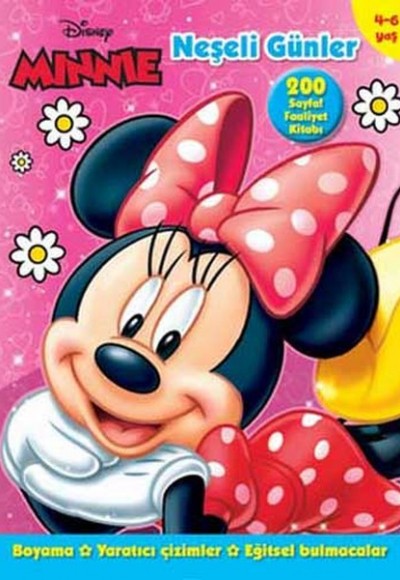 Disney Minnie Neşeli Günler - 200 Sayfa Faaliyet Kitabı Disney Minnie Neşeli Günler - 200 Sayfa Faaliyet Kitabı