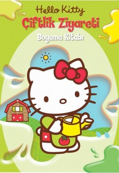 Hello Kitty - Çiftlik Ziyareti Boyama Kitabı Hello Kitty - Çiftlik Ziyareti Boyama Kitabı