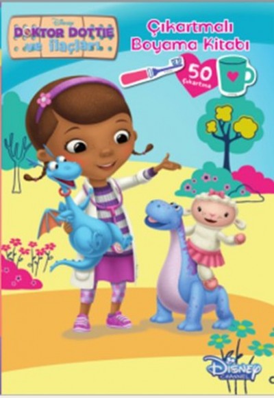 Dısney Doktor Dottie Çıkartmalı Boyama Dısney Doktor Dottie Çıkartmalı Boyama