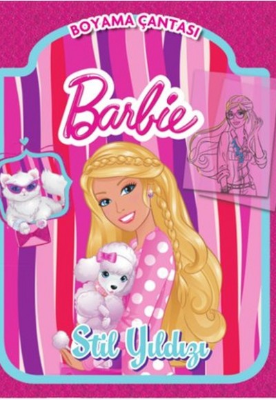 Barbie Stil Yıldızı Boyama Çantası Barbie Stil Yıldızı Boyama Çantası