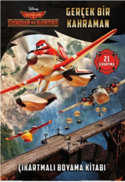 Disney Uçaklar - Gerçek Bir Kahraman Çıkartmalı Boyama Kitabı Disney Uçaklar - Gerçek Bir Kahraman Çıkartmalı Boyama Kitabı