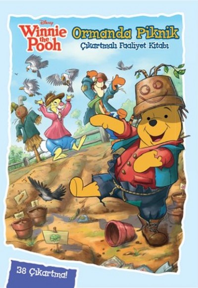 Disney Winnie The Pooh Ormanda Piknik Çıkartmalı Boyama Disney Winnie The Pooh Ormanda Piknik Çıkartmalı Boyama