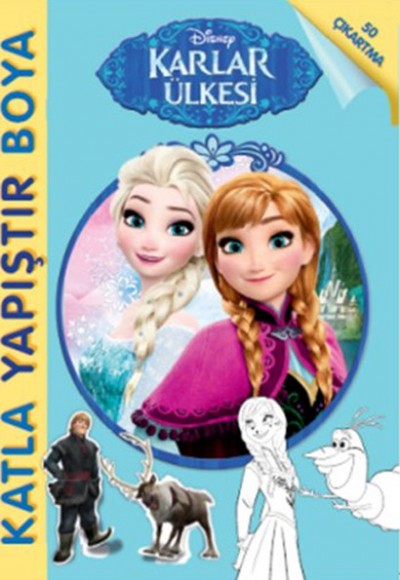 Disney Karlar Ülkesi Katla Yapıştır Boya Disney Karlar Ülkesi Katla Yapıştır Boya