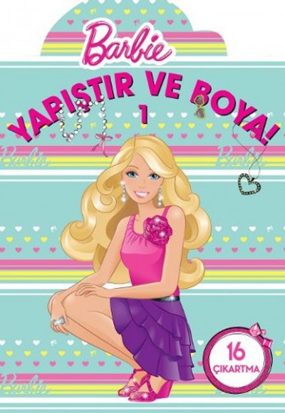 Barbie Yapıştır ve Boya 1 Barbie Yapıştır ve Boya 1
