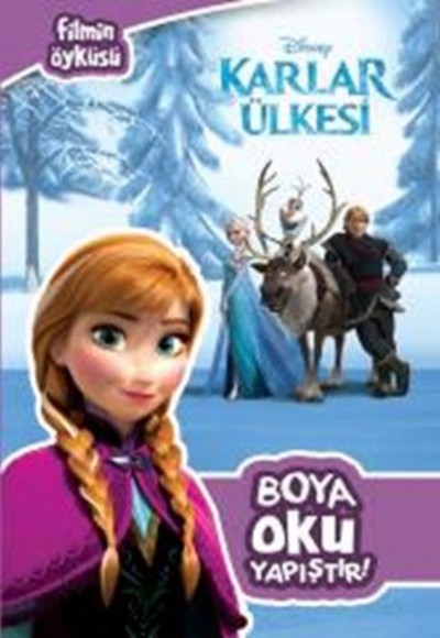Disney Karlar Ülkesi Boya Oku Yapıştır Disney Karlar Ülkesi Boya Oku Yapıştır