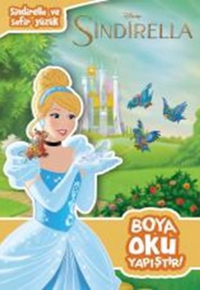 Disney Sindirella ve Safir Yüzük - Boya Oku Yapıştır Disney Sindirella ve Safir Yüzük - Boya Oku Yapıştır