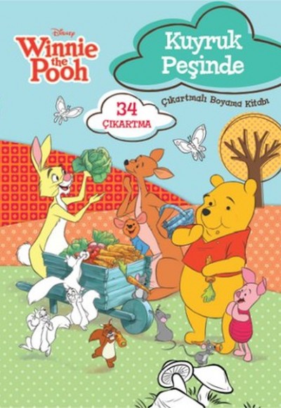 Winnie the Pooh Kuyruk Peşinde Çıkartmalı Boyama Kitabı Winnie the Pooh Kuyruk Peşinde Çıkartmalı Boyama Kitabı