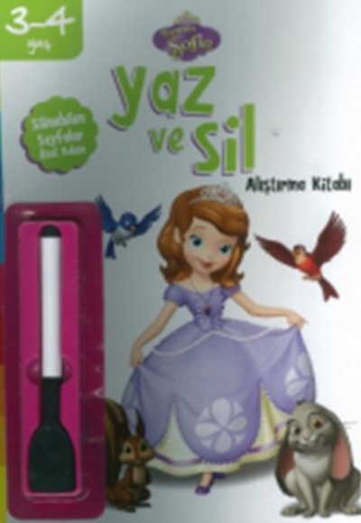 Disney 3-4 Yaş Yaz ve Sil Prenses Sofia Disney 3-4 Yaş Yaz ve Sil Prenses Sofia