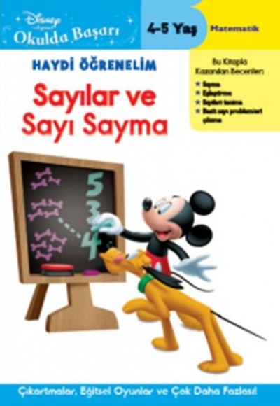 Okulda Başarı - Sayılar ve Sayma Mickey (4-5 Yaş) Okulda Başarı - Sayılar ve Sayma Mickey (4-5 Yaş)