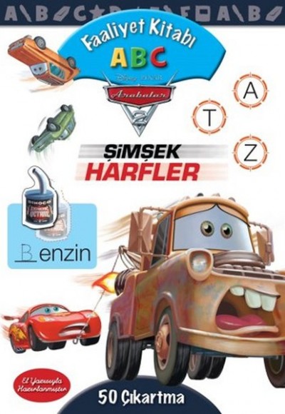 Disney Arabalar Faaliyet Kitabı ABC - Şimşek Harfler Disney Arabalar Faaliyet Kitabı ABC - Şimşek Harfler