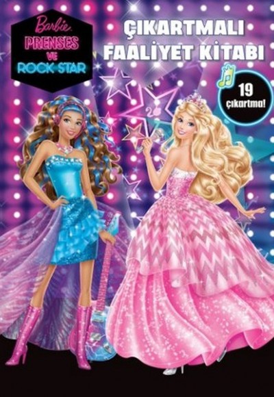 Barbie Prenses Ve Rockstar Çıkartmalı Faaliyet Kitabı Barbie Prenses Ve Rockstar Çıkartmalı Faaliyet Kitabı