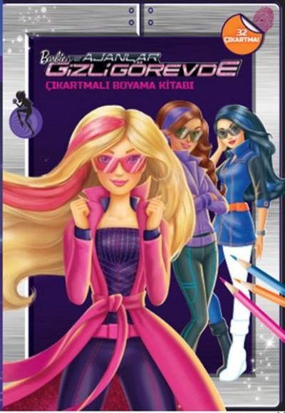 Barbie ve Gizemli Ajanlar - Çıkartmalı Boyama Barbie ve Gizemli Ajanlar - Çıkartmalı Boyama