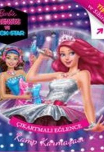 Barbie Prenses ve Rockstar Kamp Karmaşası - Çıkartmalı Eğlence Barbie Prenses ve Rockstar Kamp Karmaşası - Çıkartmalı Eğlence